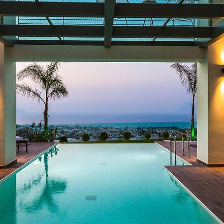 Villa Emilia I Luxury, Amazing Seaview, Next To The Town Kissamos Exterior photo